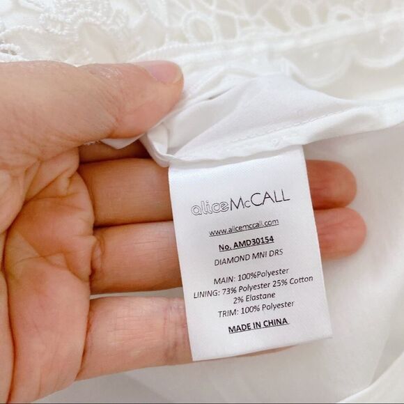 Alice McCall Diamond Veins Mini Dress AU4 - Picture 13 of 13